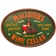 Gastronomie Nostalgie Stil AUSHÄNGESCHILD-McALLISTER'S WINE CELLAR Gastronomie Nostalgie Stil AUSHÄNGESCHILD-McALLISTER'S WINE CELLAR